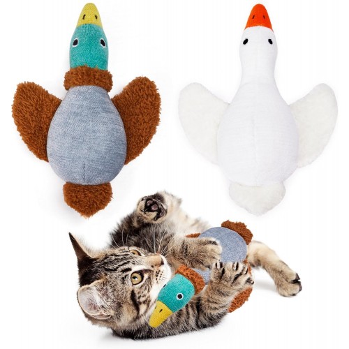 Birds Cat Toys, 2 Pack Catnip Toys Soft Durable, Crinkle Sound Kicker Toys for Interactive Indoor Kitten Exercise 6.5 Inches for All Breeds Birds Cat Toys, 2 Pack Catnip Toys Soft Durable, Crinkle Sound Kicker Toys for Interactive Indoor Kitten Exercise 6.5 Inches for All Breeds