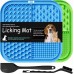 Mat for Dogs & Cats 2 Pack, Slow Feeder Lick Pat, Anxiety Relief Dog Toys Feeding Mat for Butter Yogurt Peanut, Pets Supplies Bathing Grooming Training Calming Mat (Blue&Green) Mat for Dogs & Cats 2 Pack, Slow Feeder Lick Pat, Anxiety Relief Dog Toys Feeding Mat for Butter Yogurt Peanut, Pets Supplies Bathing Grooming Training Calming Mat (Blue&Green)