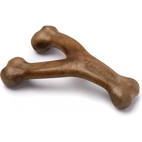 Durable Dog Chew Toy for Aggressive Chewers, Real Bacon, Made in USA, Medium Durable Dog Chew Toy for Aggressive Chewers, Real Bacon, Made in USA, Medium