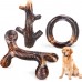 Dog Toys, 3 Pack Indestructible Dog Chew Toys for Aggressive Chewers, Durable Tough Nylon Real Bacon Flavor Teething Chew Toys for Large Medium Small Dog Breeds (Brown1) Dog Toys, 3 Pack Indestructible Dog Chew Toys for Aggressive Chewers, Durable Tough Nylon Real Bacon Flavor Teething Chew Toys for Large Medium Small Dog Breeds (Brown1)