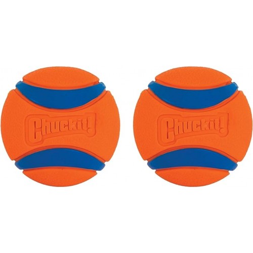 Ultra Ball Dog Toy, Medium (2.5 Inch Diameter) Pack of 2, for breeds 20-60 lbs Ultra Ball Dog Toy, Medium (2.5 Inch Diameter) Pack of 2, for breeds 20-60 lbs